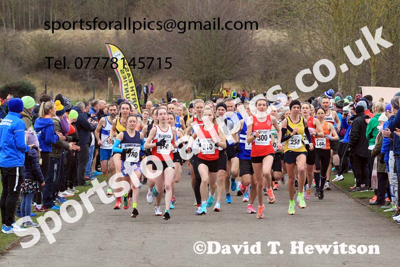 Senior women and veteran women and men over-50s NECAA Road Relay Champs., Hetton Lyons Park, Hetton le Hole, County Durham. Photo: David T. Hewitson/Sports for All Pics